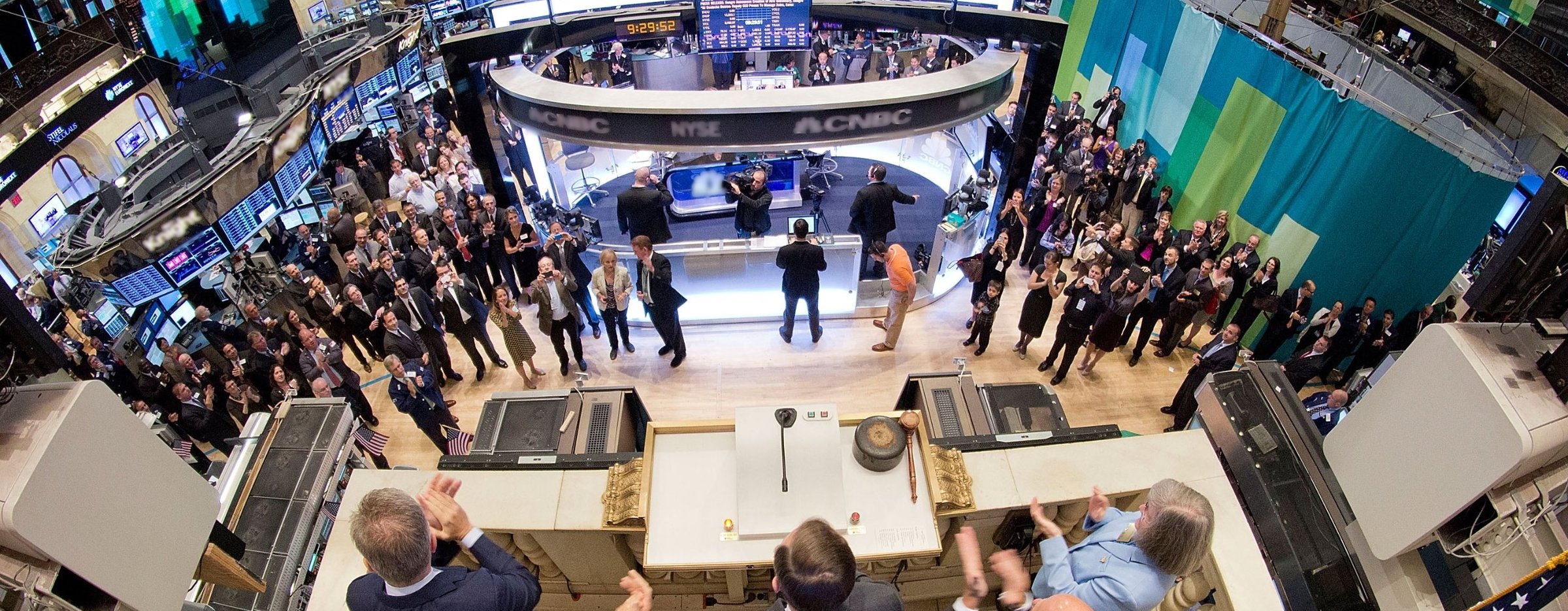 The floor of the New York Stock Exchange